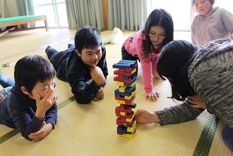 室内ゲーム大会 子ども会活動 平島小中学校